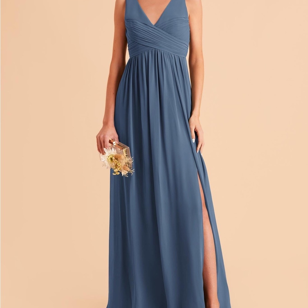 NWT Birdy Grey Laurie Dress Chiffon Twilight Size L